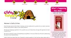 Desktop Screenshot of craftycritters.com.au